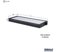 MAHLE LA 912/S Pollen filter