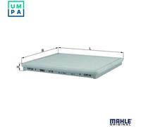 Cabin filter Particulate Filter LA 95 MAHLE for SUZUKI