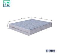 Pollen / Cabin Filter fits FORD GALAXY 1.5 2.0 2.5 2.0D 2015 on Mahle 2197035