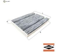Mahle Original Cabin Air Filter LAK 1198 - Activated Carbon - for Mercedes V300 CDI W447 2019