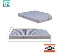 Cabin Filter LAK1398 Mahle 64115A2AD31 87139WAA01 64119382885 87139WAA02