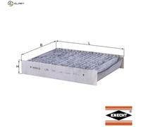 Cabin filter Activated Carbon Filter LAK 141 KNECHT for ALFA ROMEO 156 GT 147