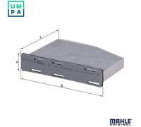 MAHLE LAK 181 Pollen filter