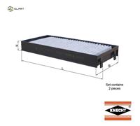 Pollen / Cabin Filter fits BMW X6 M50d E71, F16 3.0D 11 to 19 N57D30C Mahle New