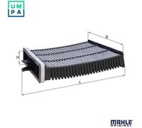 MAHLE LAK 227 Pollen filter