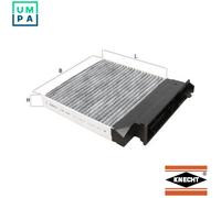 MAHLE LAK 230 Interior Cabin Air Filter - Carbon Activated Pollen Filter - with odor protection - Car