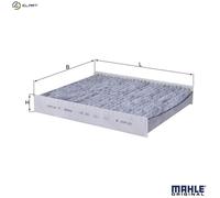 Pollen / Cabin Filter fits VOLVO C70 Mk2 2.4 2.5 2.0D 2.4D 06 to 13 Mahle New