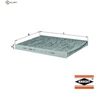 MAHLE LAK31 Cabin Pollen Interior Air Filter 284mm Length For Audi Seat Skoda VW