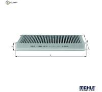 MAHLE LAK 32/1 Interior Cabin Air Filter - Carbon Activated Pollen Filter - with odor protection - Car