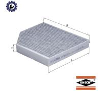Cabin filter Activated Carbon Filter LAK 386 MAHLE for AUDI PORSCHE