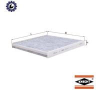 Mahle Original Pollen Cabin Air Filter LAK 411 – Carbon Activated, Odor Protection