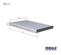 MAHLE LAK 441 Interior Cabin Air Filter - Carbon Activated Pollen Filter - with odor protection - Car