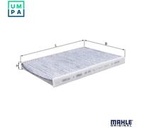 FILTER CABIN AIR LAK 463 FOR FORD AUSTRALIA HXJA 1.6L 4cyl FIESTA Hatchback 1.0L