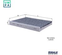 Mahle LAK 467/S Filter, interior air