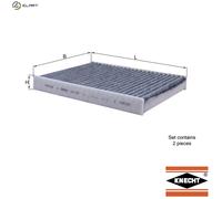 FILTER CABIN AIR LAK 467/S FOR HYUNDAI SONATA/IV/Mk/III SONICA FIAT ALPINA