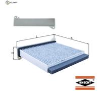 Cabin filter Activated Carbon Filter LAK 485 KNECHT for MITSUBISHI L200 / TRITON