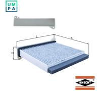 Cabin filter Activated Carbon Filter LAK 485 KNECHT for MITSUBISHI L200 / TRITON