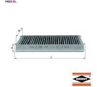 FILTER CABIN AIR LAK 59 FOR PEUGEOT LFX /LFY 1.8L DHW /DHX /DHY 1.9L 4HX 2.2L