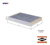 FILTER CABIN AIR LAK 73/S FOR ALPINA BMW M60 B30 3.2L M52 B28 3.3L 6cyl B10 4.8L