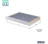 Pollen / Cabin Filter LAK73/S Mahle 0008138 2182533 2207985 64110008138 76888218