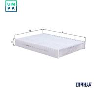 Mahle Pollen / Cabin Filter LAK811 1S0819669 1S0820367 72370763 LA811 OE Quality