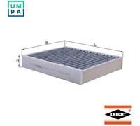 Cabin filter Activated Carbon Filter LAK 812 KNECHT for BMW PORSCHE ALPINA