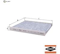 Cabin filter Activated Carbon Filter LAK 813 KNECHT for ALFA ROMEO GIULIETTA