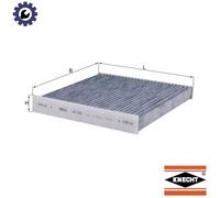 Cabin filter Activated Carbon Filter LAK 859 KNECHT for FORD TRANSIT Bus