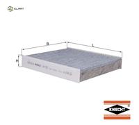 MAHLE ORIGINAL LAK 923 Pollen filter