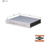 MAHLE LAK98 Cabin Pollen Interior Air Filter Fits Mercedes-Benz M-Class