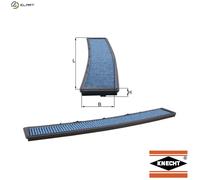 Cabin Filter LAO102 Mahle 2182458 64116907450 64312182458 64319071935