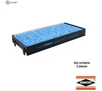 2x Cabin filter Activated Carbon Filter LAO 221/S KNECHT for BMW X5 X6