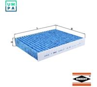 Pollen / Cabin Filter fits VOLVO V50 545 03 to 12 Mahle 30676484 30780377 New