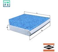 Cabin filter Activated Carbon Filter LAO 386 KNECHT for AUDI PORSCHE