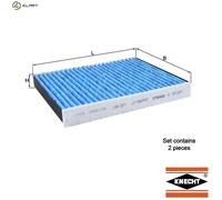 Mahle Original Cabin Air Filter LAO 467/S - CareMetix allergen, bacteria & odor protection