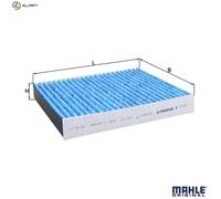 MAHLE LAO 472 Cabin Air Filter - CareMetix - with allergen, bacteria and odor protection