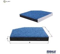 Cabin filter Activated Carbon Filter LAO 667 MAHLE for AUDI BENTLEY