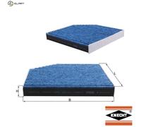 MAHLE LAO 667 Cabin Air Filter - CareMetix - with allergen, bacteria and odor protection