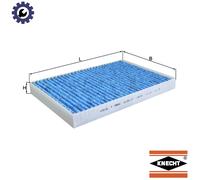 MAHLE LAO93 Cabin Pollen Interior Air Filter Fits Audi A4 A6 Allroad Seat Exeo