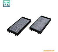 Cabin filter Activated Carbon Filter M110494K DENCKERMANN for BMW X5 X6