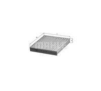 Filter cabin air MAHLE for Corolla RAV4 XF LandCruiser 200 Hilux Vigo Auris Aven