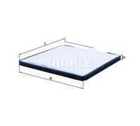 Filter cabin air MAHLE for i10 Picanto Eon LA 471 Top German Quality