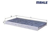 Filter, cabin air MAHLE LAK117 For CADILLAC, SAAB, FIAT, OPEL