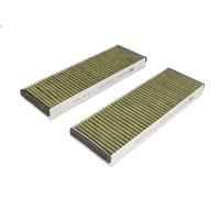 Cabin filter behind the glove compartment FP 3023-2 MANN-FILTER for AUDI VW