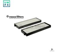 Fits VASCO O774 cabin filter Hyundai i20 2008-> prod Turkey, set of 2 pcs