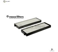 Fits VASCO O774 cabin filter Hyundai i20 2008-> prod Turkey, set of 2 pcs