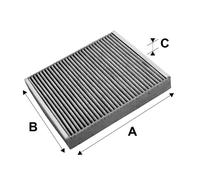 Filter, cabin air VALEO 715659