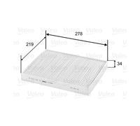 Filter cabin air VALEO for Transporter Transporter/Caravelle California Multivan