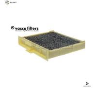 Fits VASCO X134 cabin filter carbon. Renault Scenic 2003->