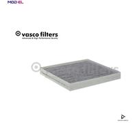 Fits VASCO X821 cabin filter carbon. Toyota C-HR 2016=>, KIA Sorrento III 2014=